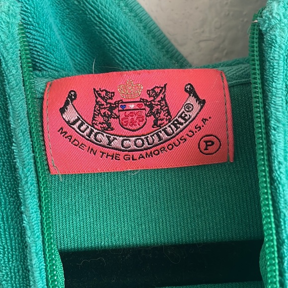 Turquoise Terry Juicy Jacket - Picture 3 of 3